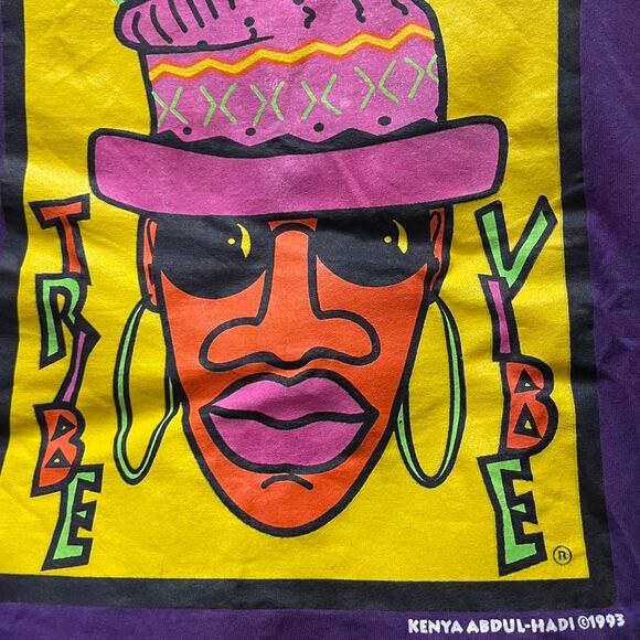 Vintage 90s Tribe Vibe Tribe Called Quest Kenya Abdul-Hadi 1993 Shirt Adult XXL - Picture 2 of 4